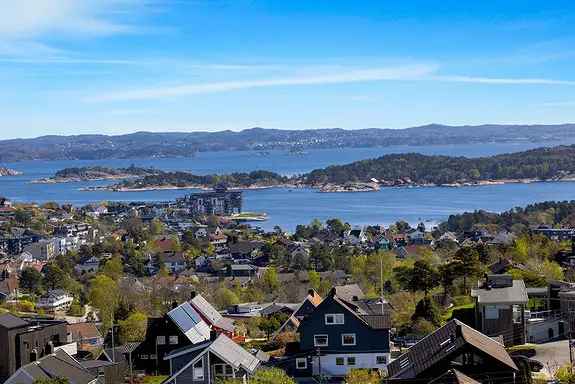 Vågsbygd Enebolig - Unik beliggenhet med utleie og fantastisk utsikt