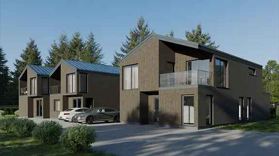 Fredrikstad Tomannsbolig Enebolig Åsbakken 4 Soverom Carport