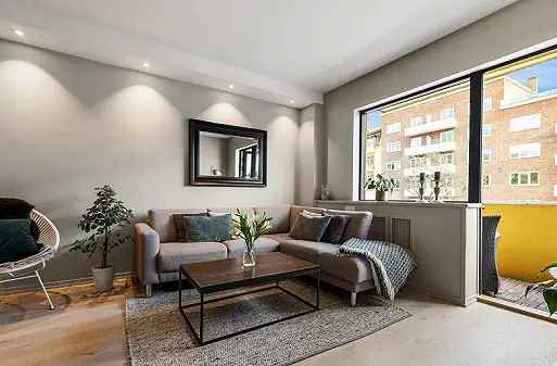 Moderne 3-roms leilighet til leie sentralt