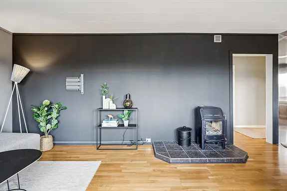Pen og moderne 2-mannsbolig til salgs
