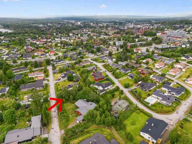 Boligtomt Elverum - Stor tomt sentralt og barnevennlig