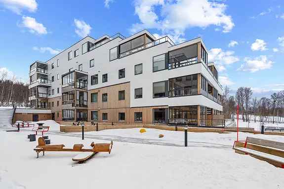 Moderne 3-roms leilighet Nordheim Garasjeplass Innglasset Terrasse
