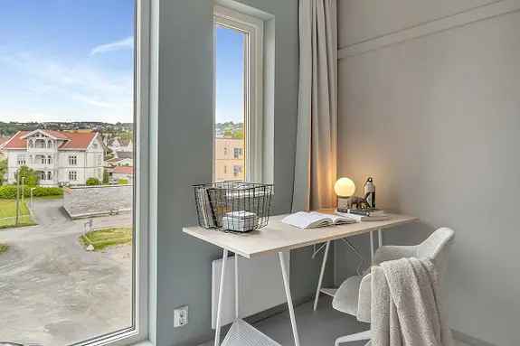 Standard Studio Gjøvik - 20m2 - Delvis Møblert