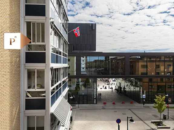 Lys 3-roms leilighet Hamar sentrum - Renovert bad - Balkong