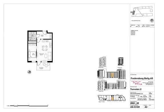 Splitter ny 2-roms leilighet 2025 Triaden