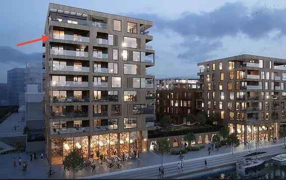 Leilighet Moss Verket Brygge Fjordutsikt 3 Soverom