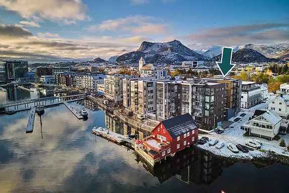 Leilighet Svolvær sentrum - Møblert 1 soverom