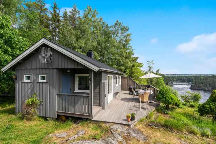 Koselig Hytte Ved Glomma Med Utsikt