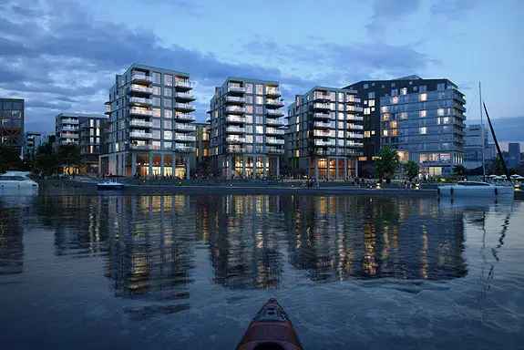 3-roms leilighet ved stranden i Moss - Høy standard