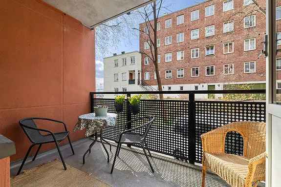 2-roms leilighet Munkedamsveien - Vestvendt Balkong