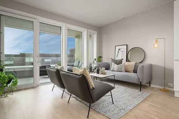 Innflytningsklar leilighet med parkering og heis