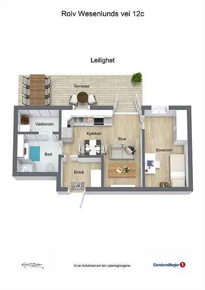 Indre Havn Leilighet - Stor Terrasse, Sjøutsikt, Elbillader